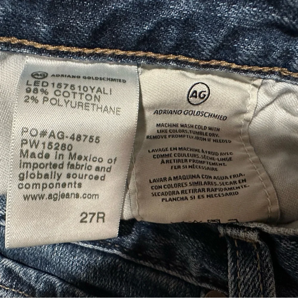 AG Adriano Goldschmied Women’s Ex-Boyfriend Slim Slouchy Slim Jeans (27R) - Picture 9 of 14